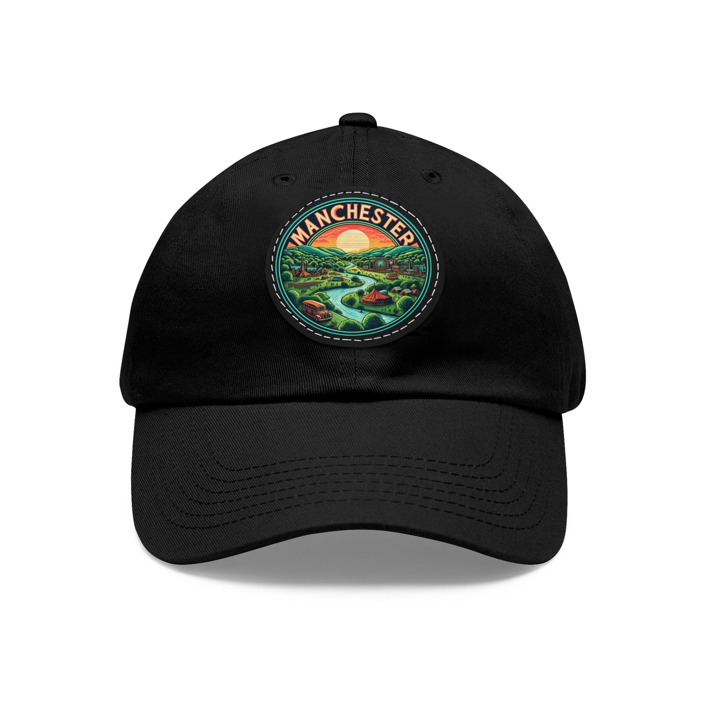 Manchester Leather Patch Hat