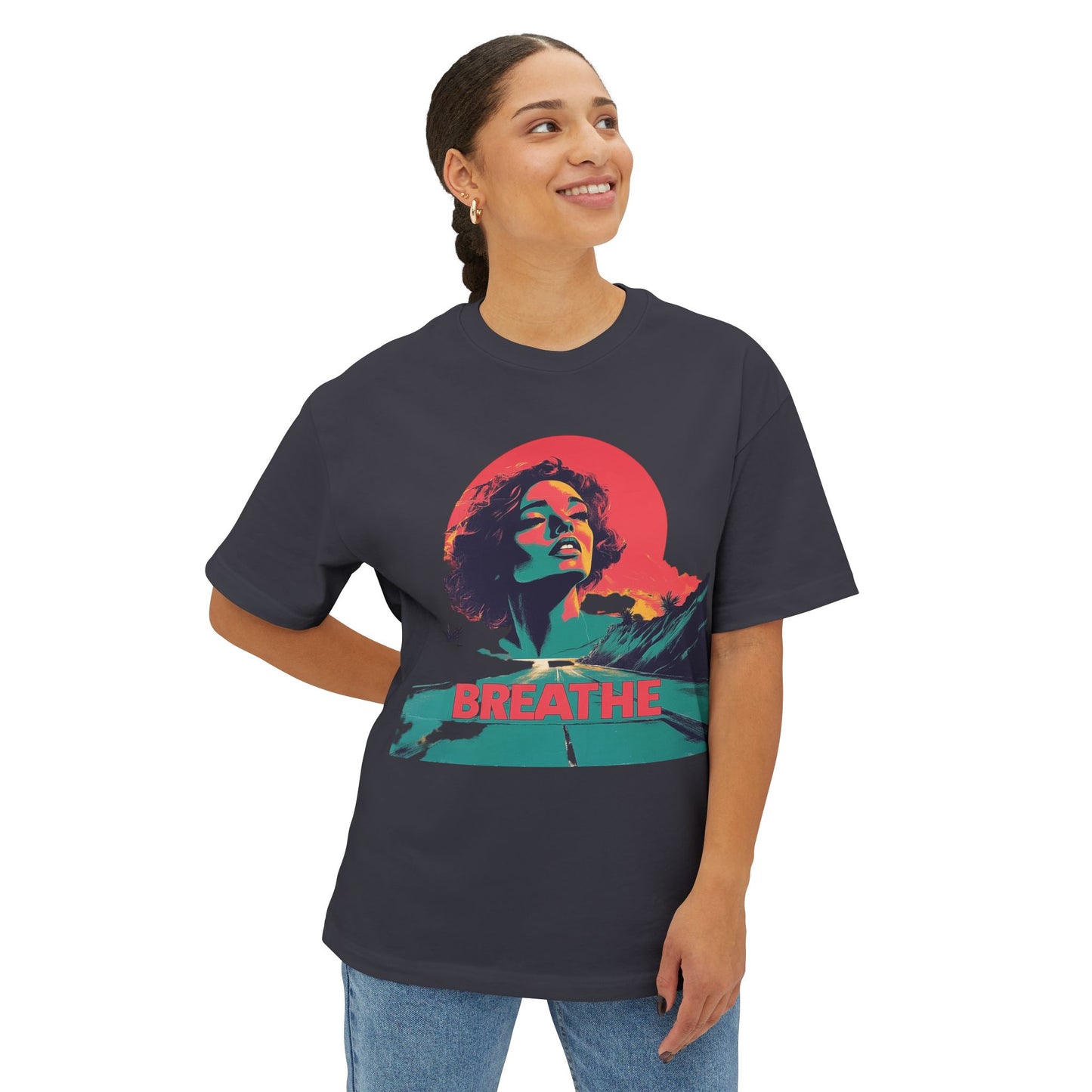 Oversized Boxy Breathe Tee