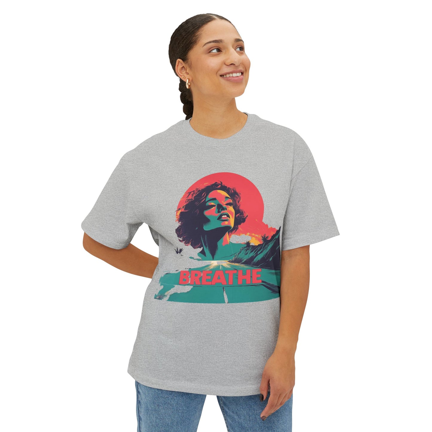Oversized Boxy Breathe Tee