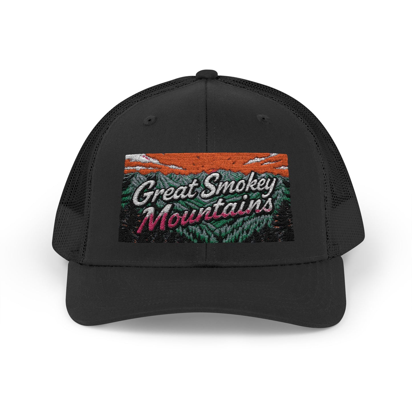 Great Smokey Mountains Snapback Trucker Cap