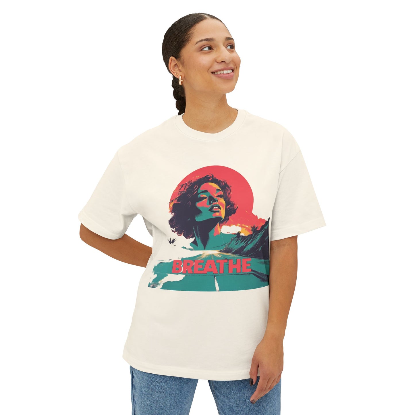 Oversized Boxy Breathe Tee
