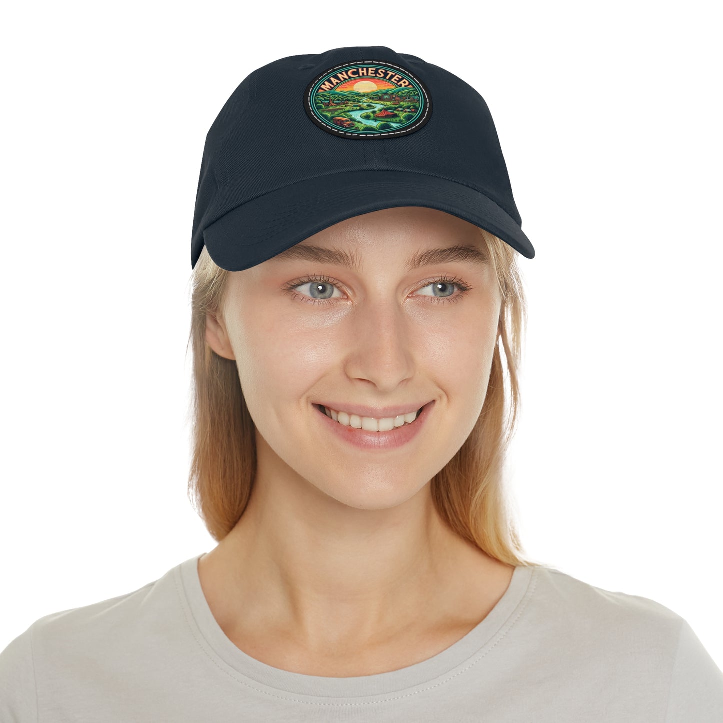 Manchester Leather Patch Hat