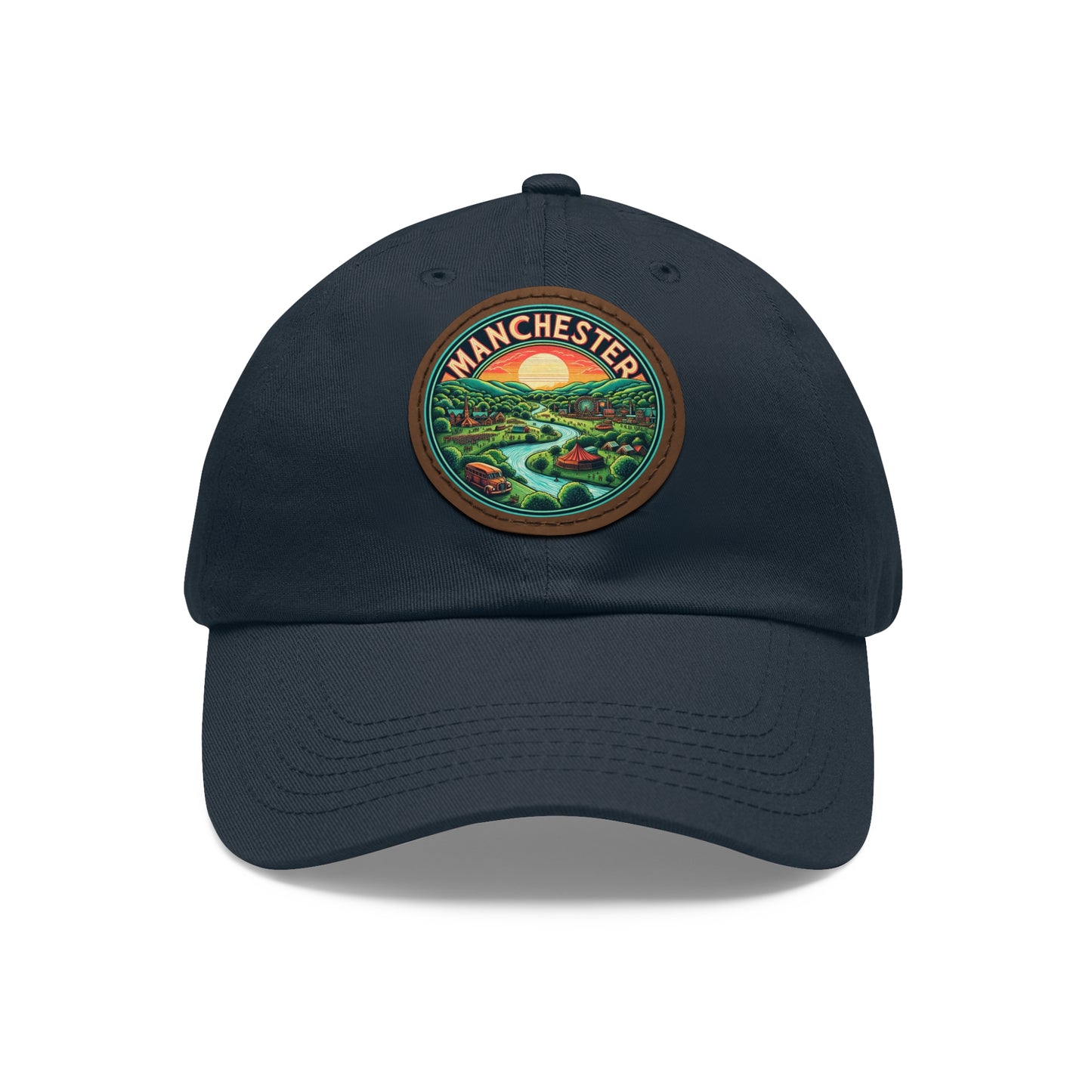 Manchester Leather Patch Hat