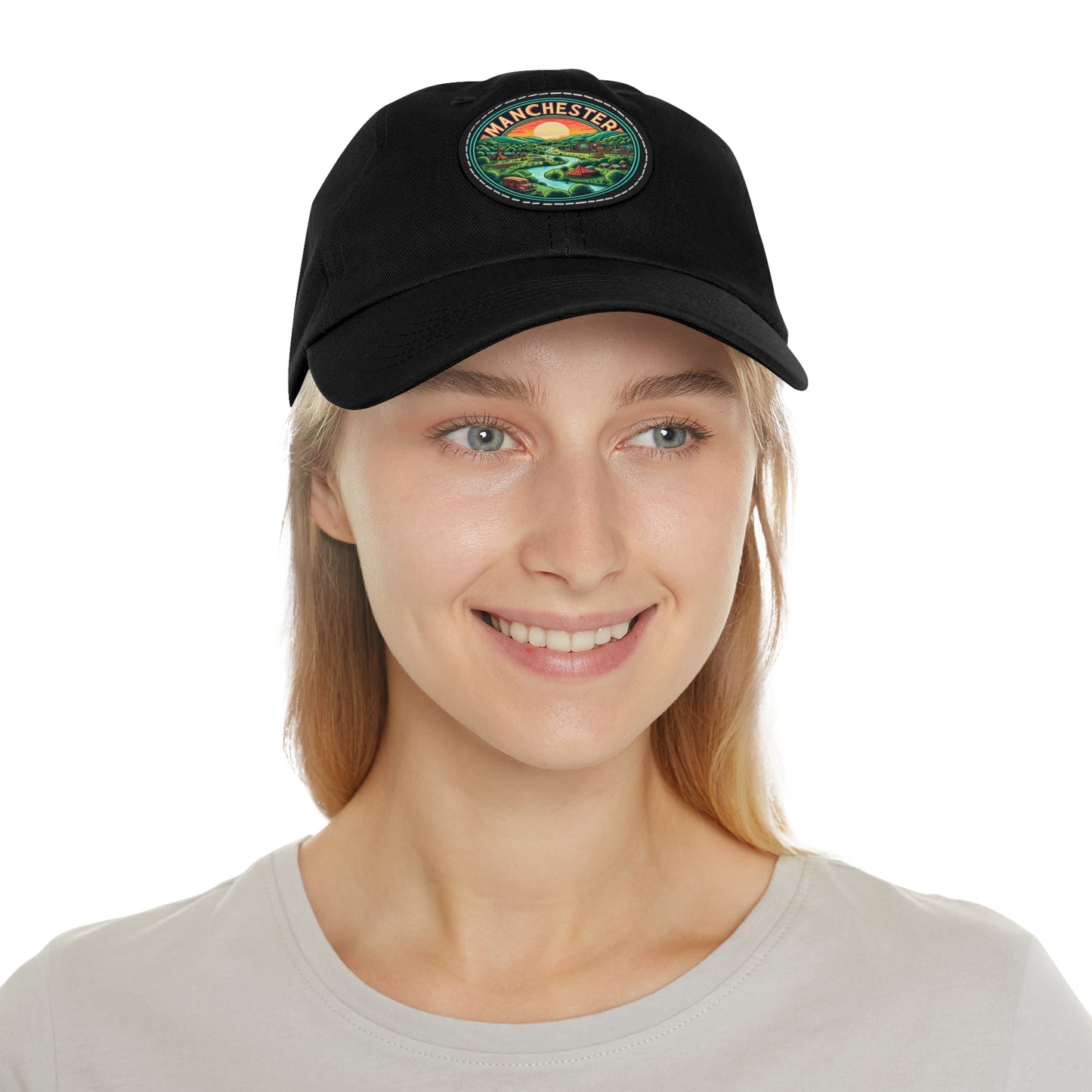 Manchester Leather Patch Hat