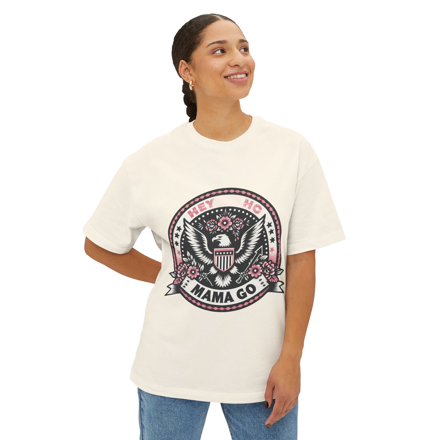 Hey Ho Mama Go Boxy Shirt