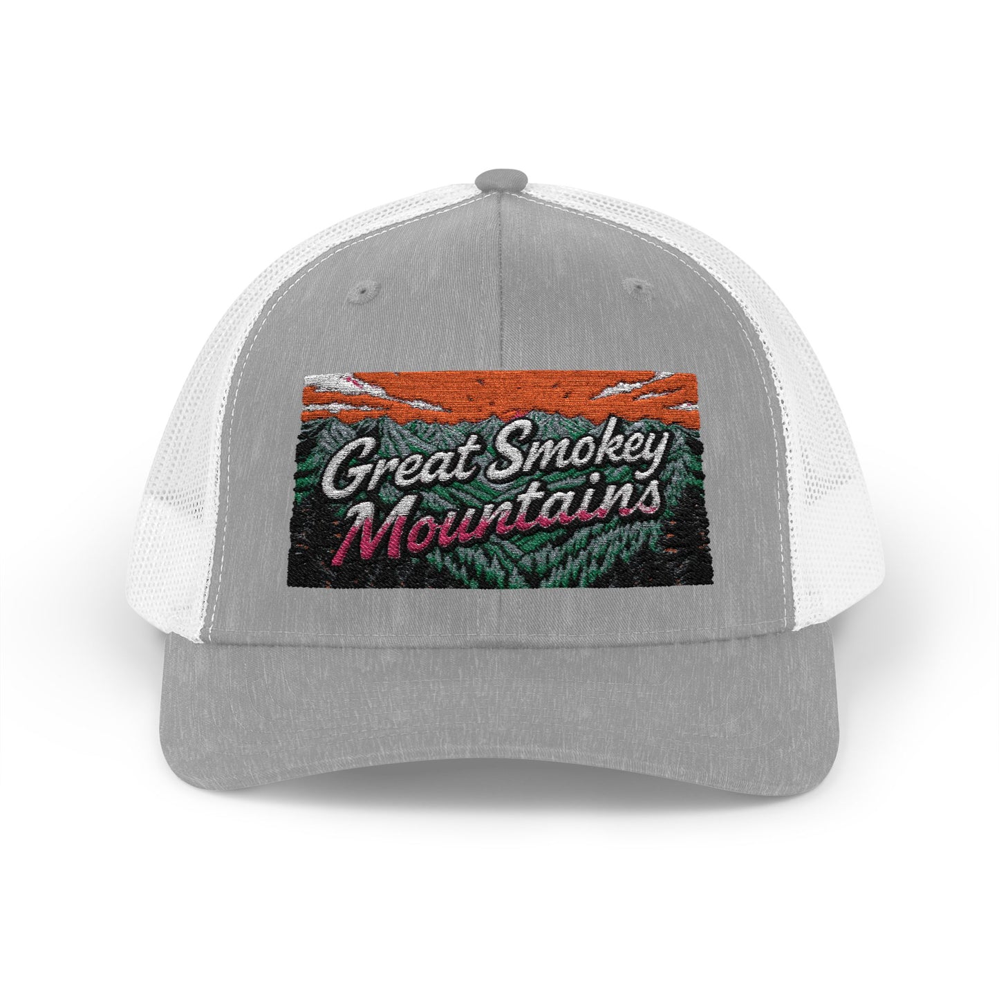 Great Smokey Mountains Snapback Trucker Cap