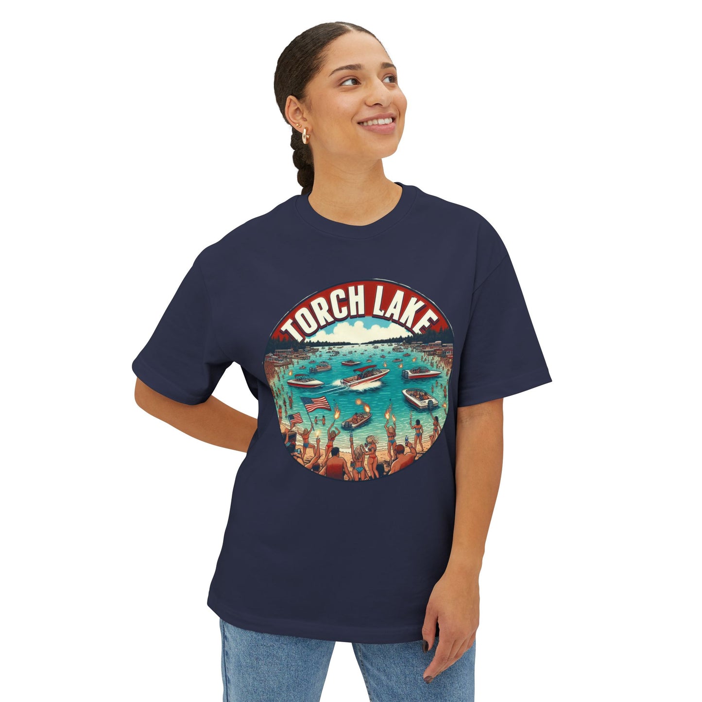 Torch Lake Oversized Boxy Tee