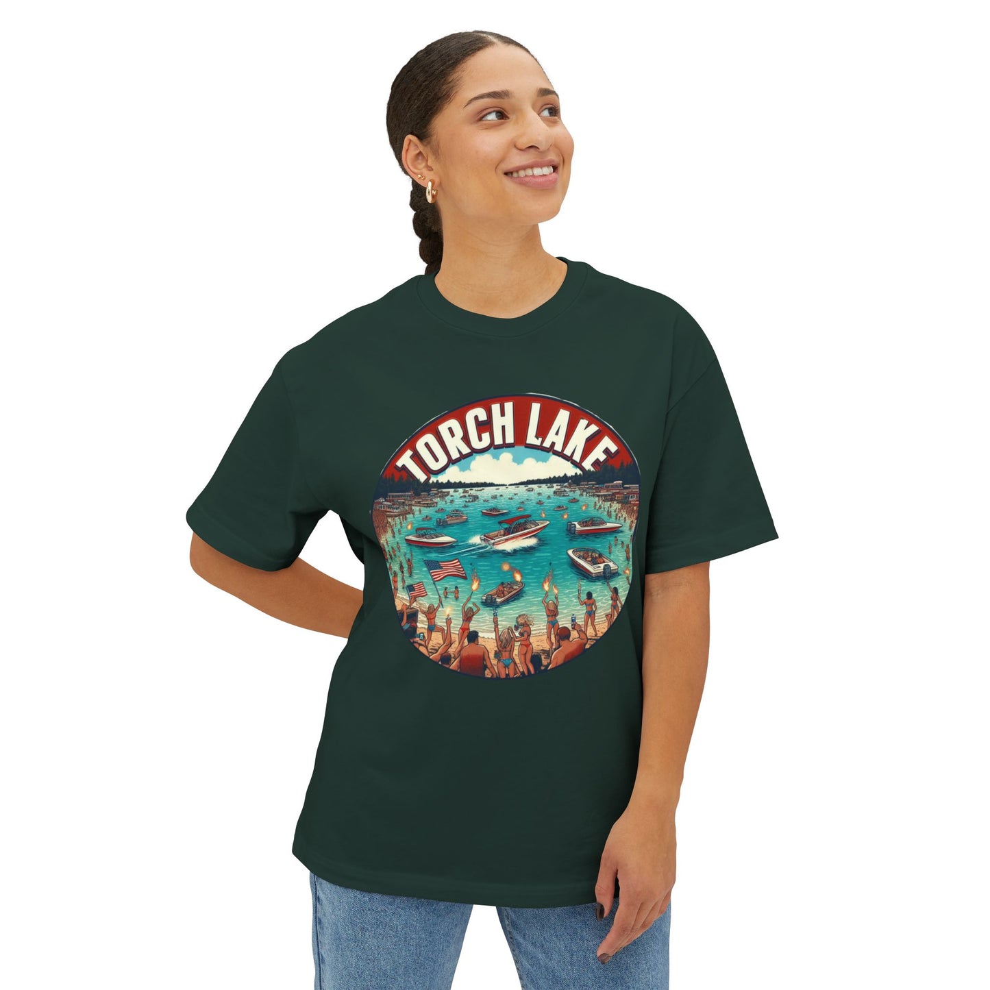Torch Lake Oversized Boxy Tee