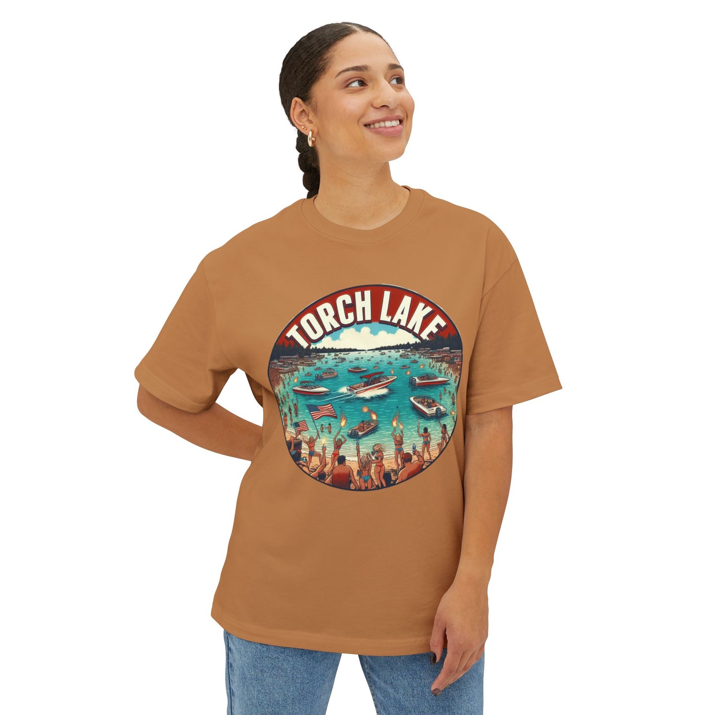 Torch Lake Oversized Boxy Tee