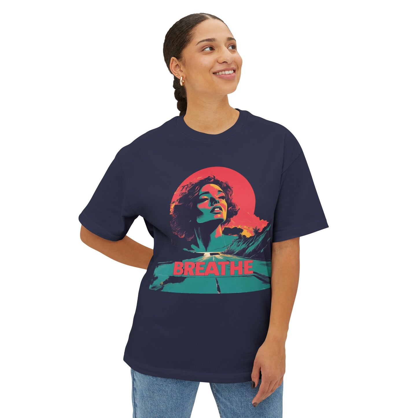 Oversized Boxy Breathe Tee
