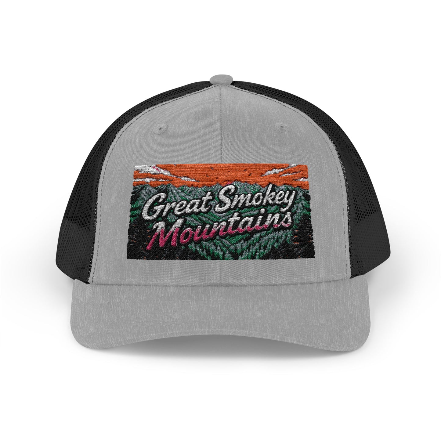 Great Smokey Mountains Snapback Trucker Cap