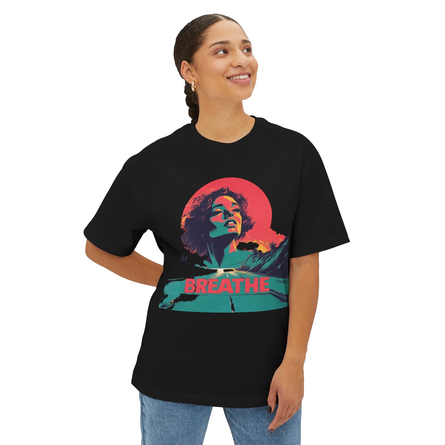 Oversized Boxy Breathe Tee