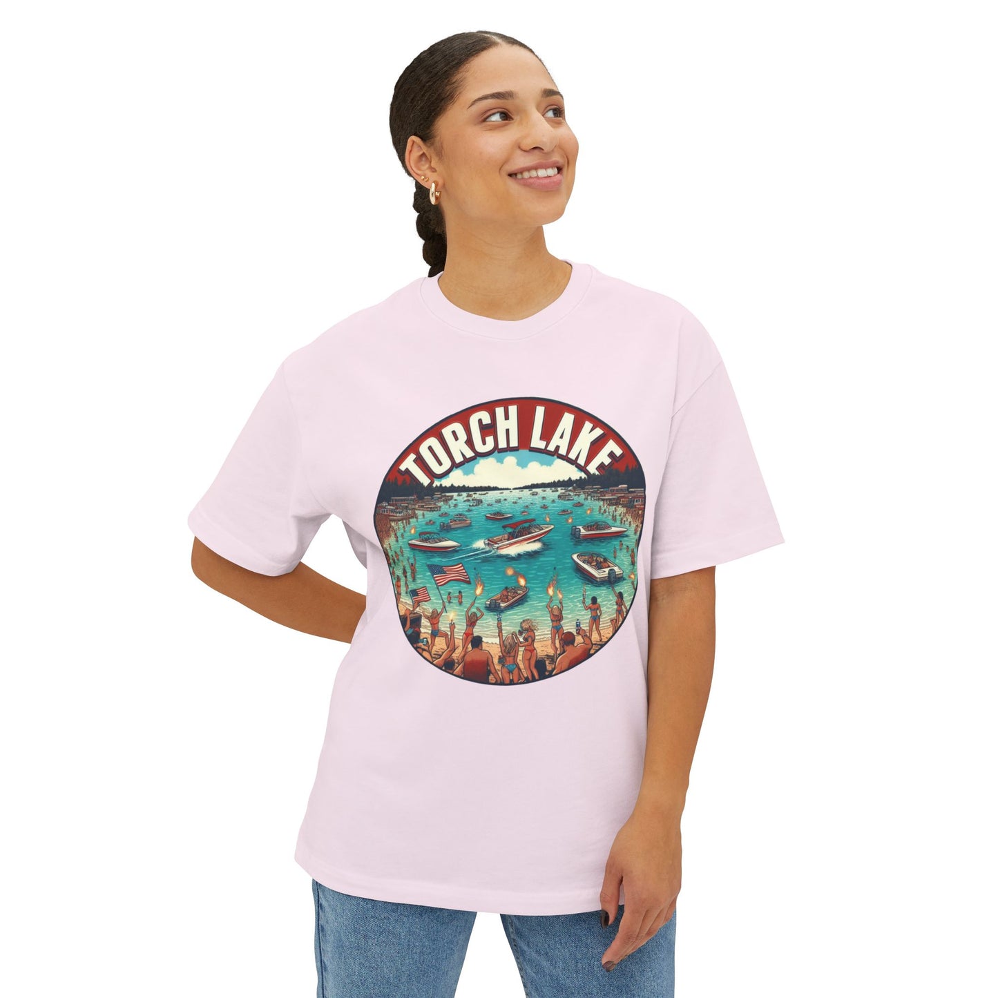 Torch Lake Oversized Boxy Tee