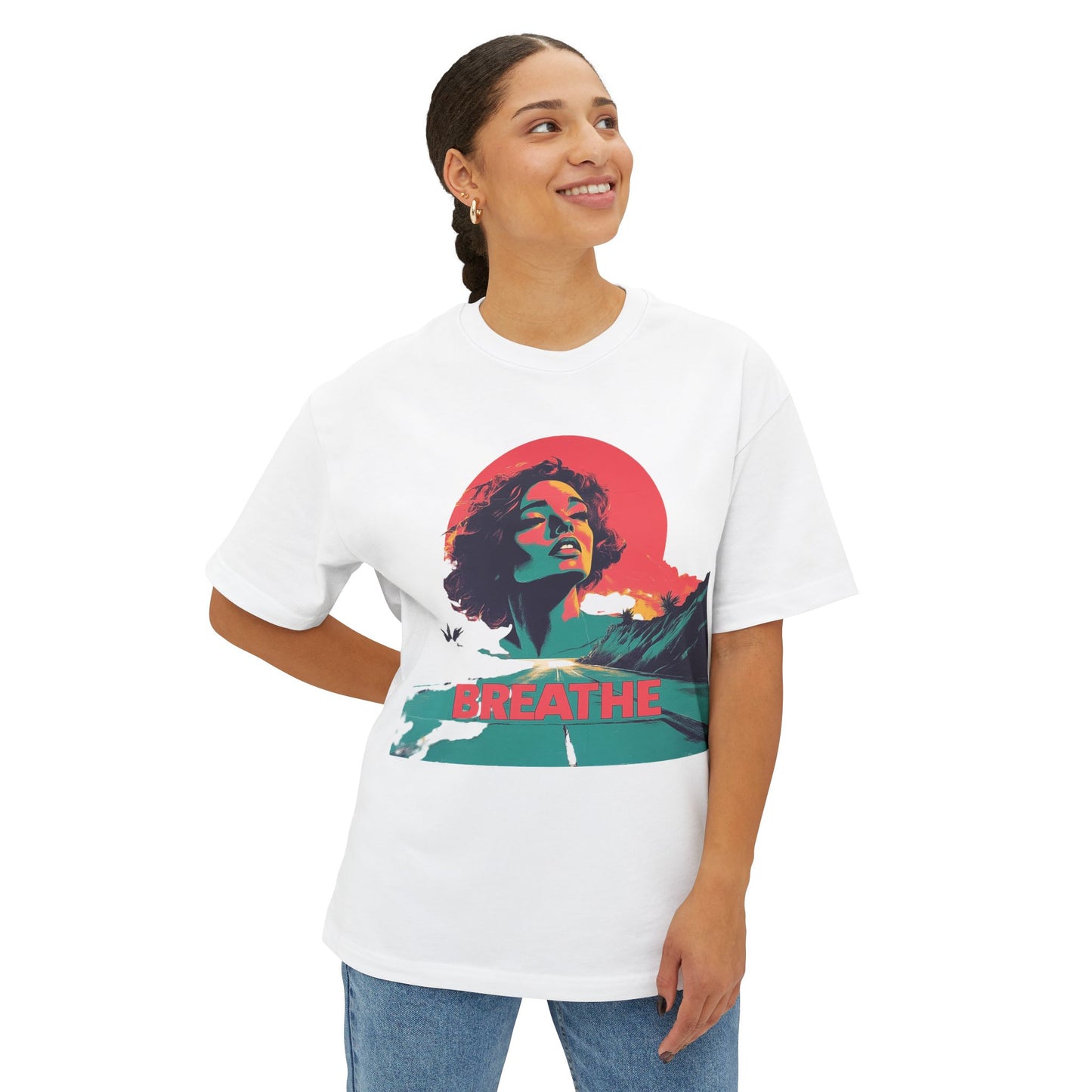 Oversized Boxy Breathe Tee