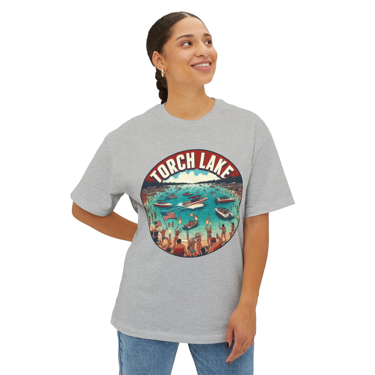 Torch Lake Oversized Boxy Tee