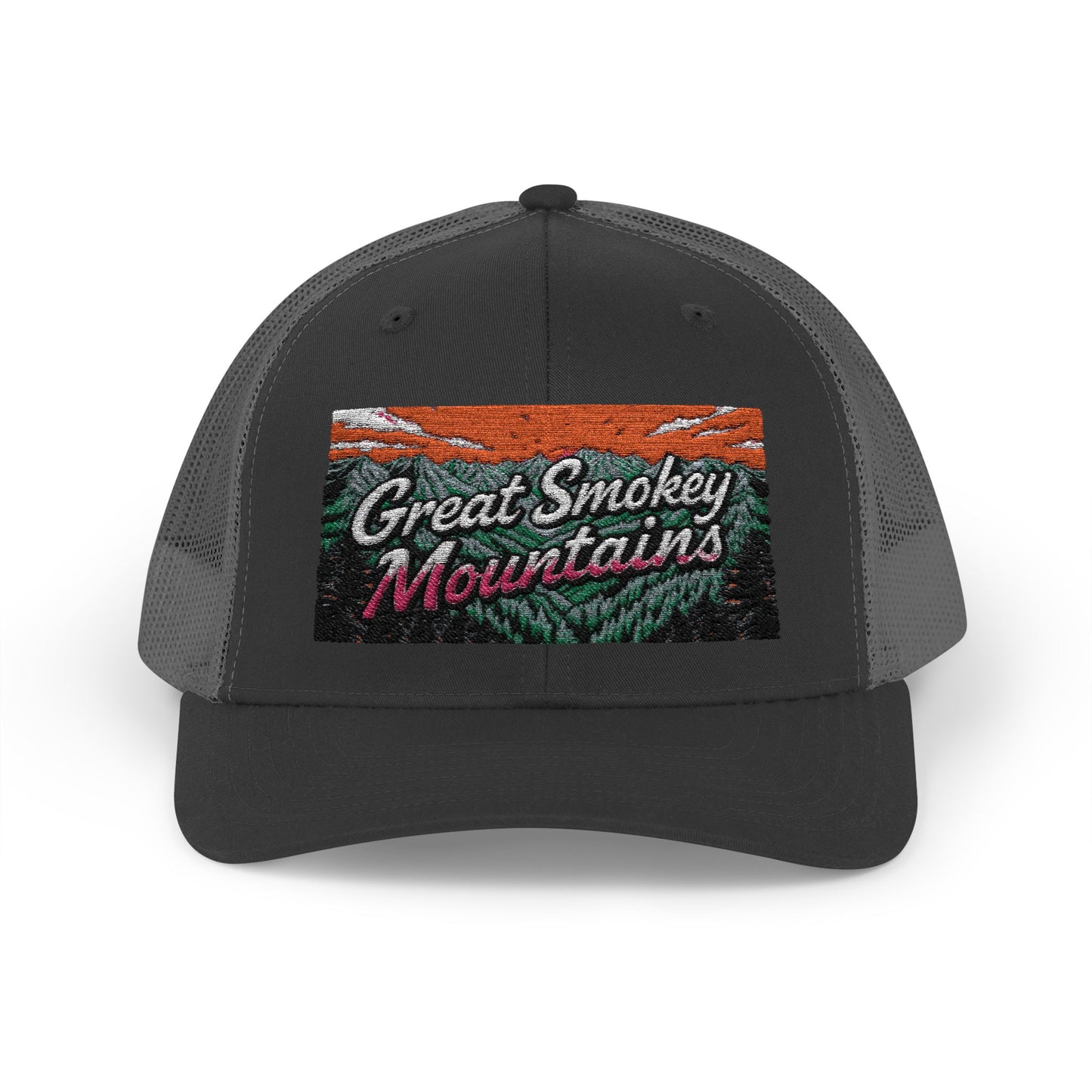 Great Smokey Mountains Snapback Trucker Cap